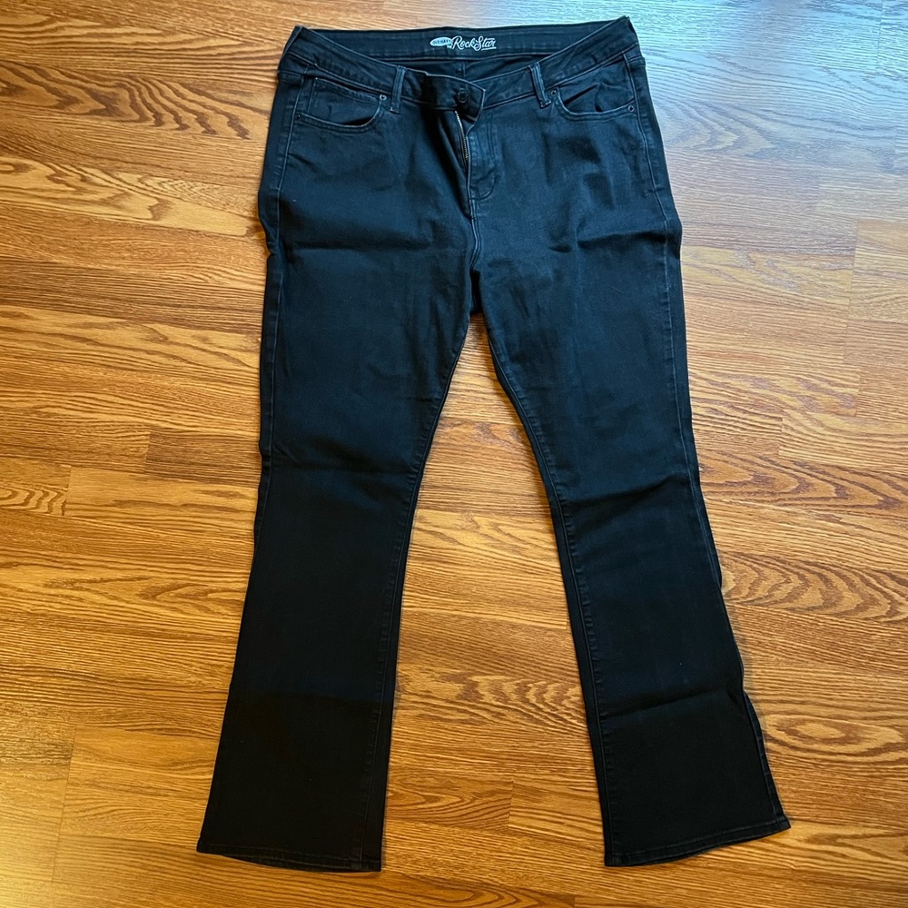 Old Navy Rockstar Bootcut Black Pants